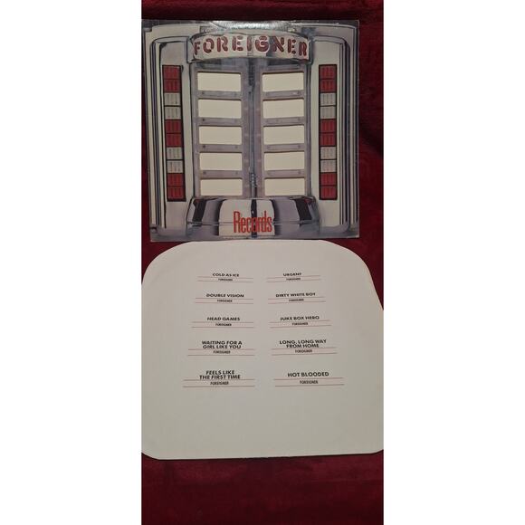 Original 1982 Foreigner "Records" vinyl LP- greatest hits gatefold VG+ - Picture 1 of 14